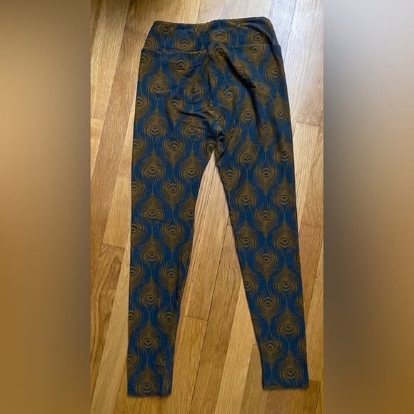 LuLaRoe Feather Leggings One Size - Picture 2 of 4
